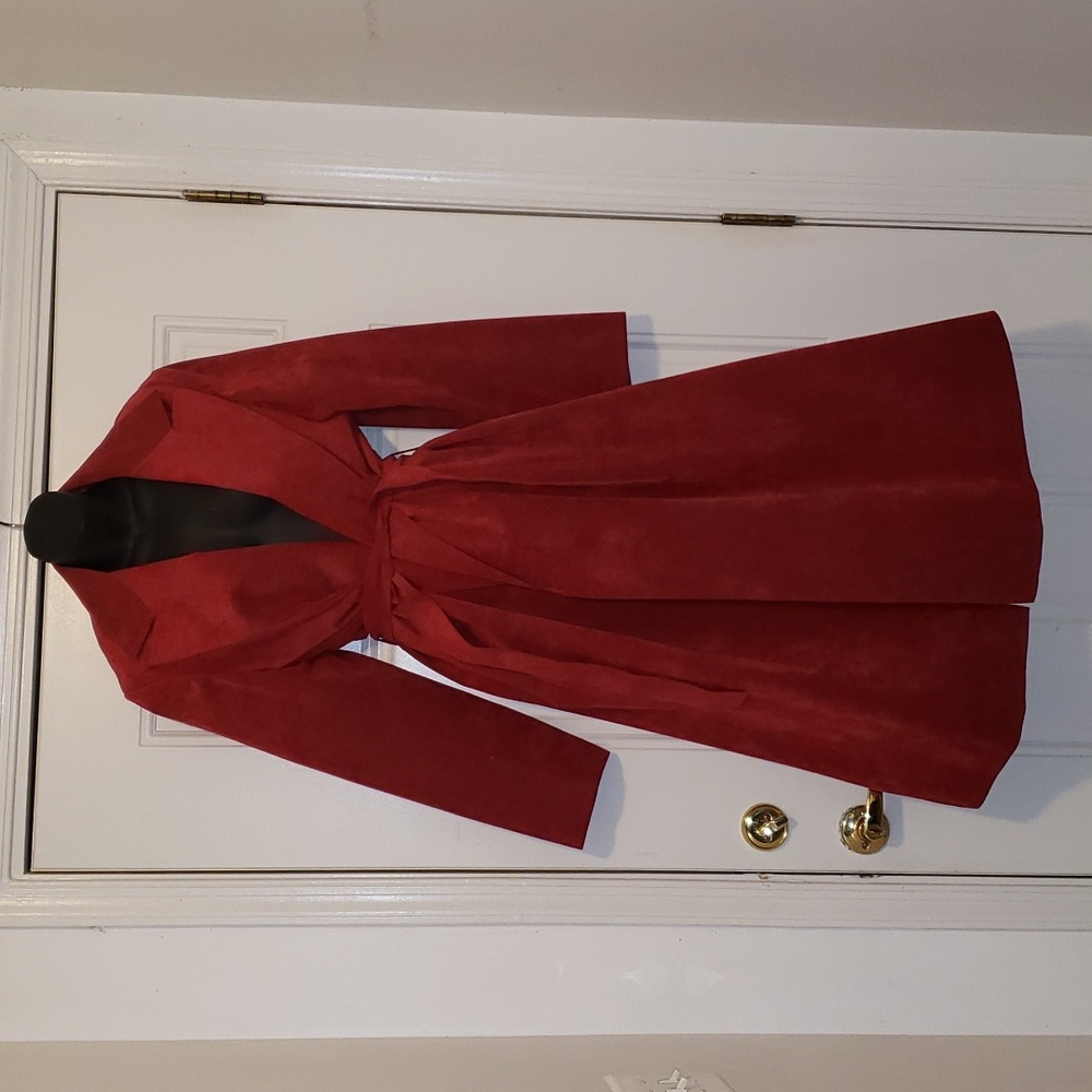 Vintage by Clarissa ultra suede coat